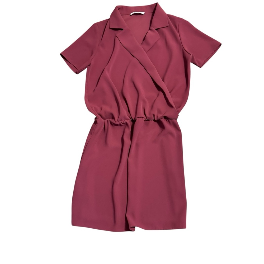 Amanda Uprichard Burgundy Wrap Dress